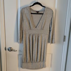 Grey l/s dress